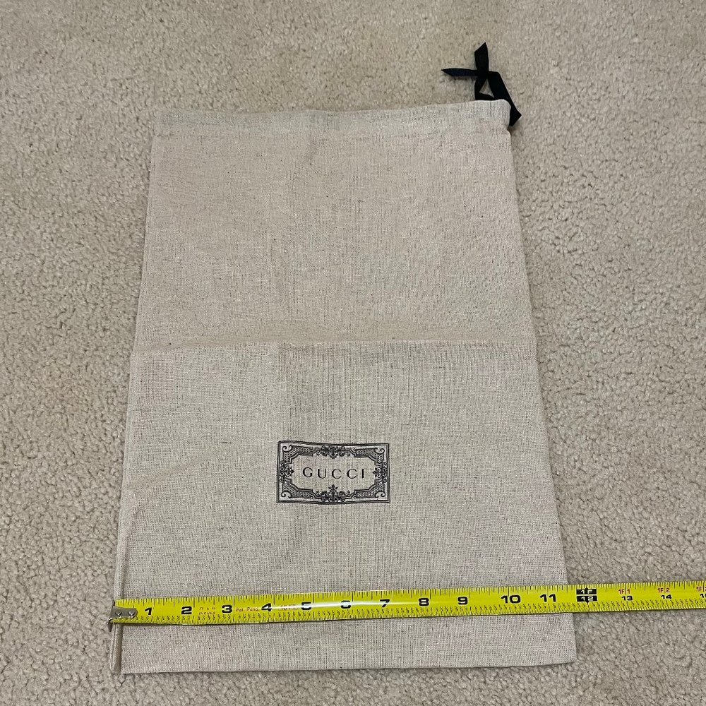 NEW!  Gucci travel dust bag